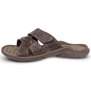 Chinelo Masculino De Couro Café