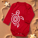Body Manga Longa Uv50+ Para Bebê Menina