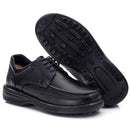 Sapato Casual Conforto Couro Preto