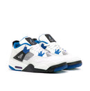 Tênis Air Jordan 4 Retro Motosport Branco Azul