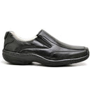 Sapato Conforto Couro Masculino Preto
