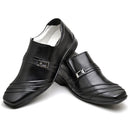 Sapato Casual Conforto Couro Preto