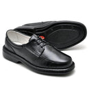 Sapato Conforto Couro Masculino Preto