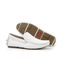 Mocassim Youth Couro Floater Branco