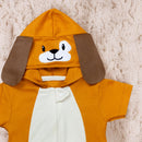 Macacão Curto Com Capuz Cão Caramelo - Era Uma Vez