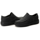 Sapato Casual Conforto Couro Preto