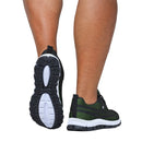 Tênis Unissex Verde Caminhada Tamanho Especial