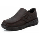 Sapato Casual Conforto Couro Marrom
