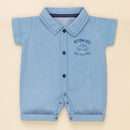 Macacão Camisa Jeans Era Uma Vez Para Bebê