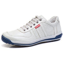 Sapatênis Casual Conforto Couro Off White