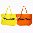 Bolsa Amo o Verão Trançada