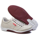 Sapatênis Casual Conforto Couro Off White