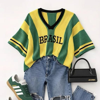 Blusa Tricot Do Brasil Feminina (BR, Verde) Tam Unico