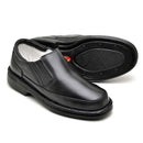 Sapato Conforto Couro Masculino Preto