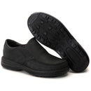 Sapato Casual Conforto Couro Preto