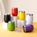 Copo Cuia Térmico Inox Com Tampa 360ml