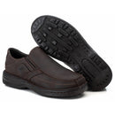 Sapato Casual Conforto Couro Marrom