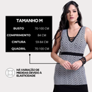 Vestido Curto Tricot Decote Trançado Alça