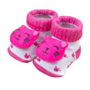 Pantufas Pink Para Bebê Com Tema Gatinha