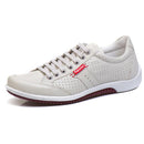 Sapatênis Casual Conforto Couro Off White