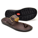Chinelo Masculino Conforto Couro