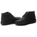 Coturno Casual Conforto Couro Preto