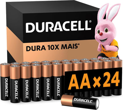 Duracell Pilhas Alcalinas AA Pack 24