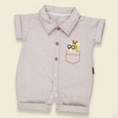 Kit Body Para Bebê Menino Manga Curta 3 Pçs Básico Colors