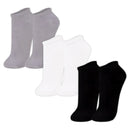 Kit 3 Pares Meia Cano Curto Masculino 40-46 Cores Sortidas