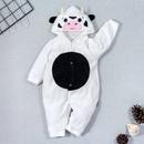 Conjunto Macacão Em Plush 3d E Pantufa Lúdica P Bebê Menina