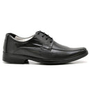 Sapato Casual Conforto Couro De Carneiro Preto