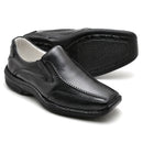 Sapato Conforto Couro Masculino Preto