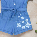 Macacão Jeans Infantil Com Faixa - Conforto E Estilo