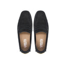 Mocassim Youth Couro Nobuck Preto