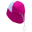 Chapéu De Sol Bebê Pink E Branco - Ideal Para Passeios
