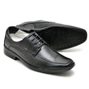 Sapato Casual Conforto Couro De Carneiro Preto