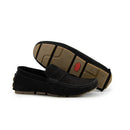 Mocassim Youth Couro Nobuck Preto