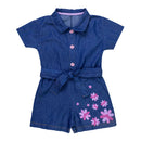 Macacão Jeans Infantil Com Faixa - Conforto E Estilo