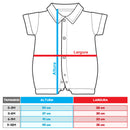 Macacão Camisa Jeans Era Uma Vez Para Bebê