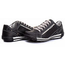 Sapatênis Casual Conforto Couro Preto