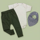 Look Completo Body, Calça E Bandana Estilo E Conforto Para O Bebê