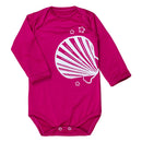 Body De Bebê Proteção Uv50+ Manga Longa  Pink