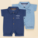 Macacão Camisa Jeans Era Uma Vez Para Bebê