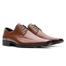 Sapato Social Masculino Couro Derby De Amarrar
