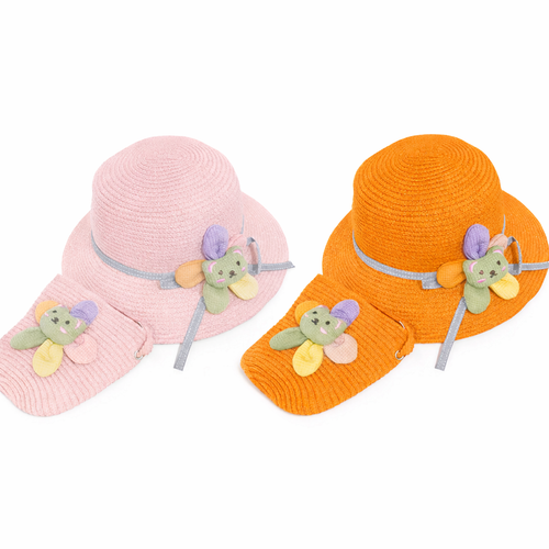 Kit Chapéu e bolsinha Infantil
