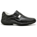 Sapato Conforto Couro Masculino Preto
