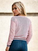 Jaqueta Feminina Bomber Vazada Moda Blogueira Tendência