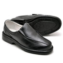 Sapato Conforto Couro Masculino Preto