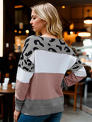 Blusa Tricot Manga Longa Onça