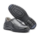 Sapato Casual Confortável Couro Floater Preto
